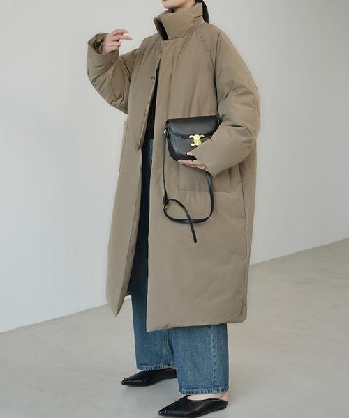 c.u.l ダウンコート ダウンジャケット 中綿 ボリューム ロングダウン