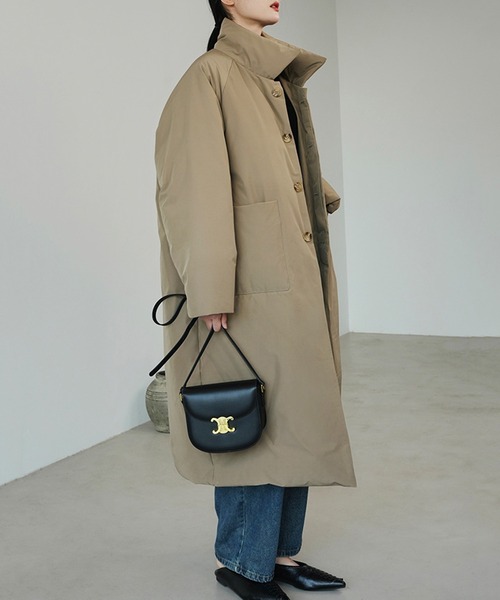 c.u.l ダウンコート ダウンジャケット 中綿 ボリューム ロングエコ