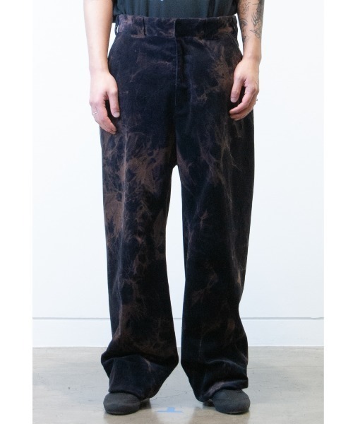 パンツ YUKI HASHIMOTO CORDUROY REVERSE TWISTED WORK PANTS (252-01