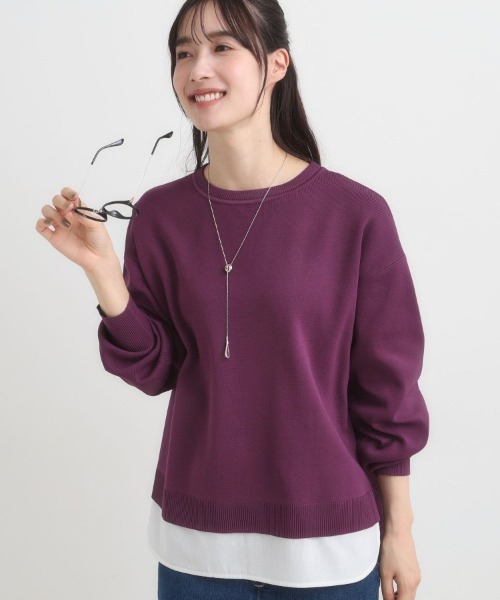 SHOO・LA・RUE（シューラルー） ニット セーター 「S-LL/洗える」一枚 