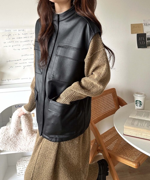 classicalelf（クラシカルエルフ） ベスト ジレ 羽織るだけで、モード 