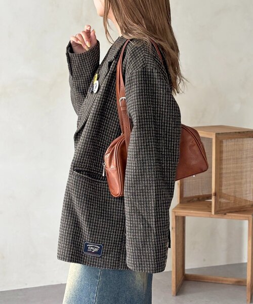 CPCM（シーピーシーエム） ジャケット テーラードジャケット 缶バッジ