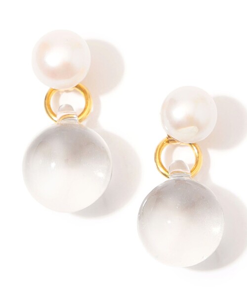 LEVENS JEWELS ピアス PEARL＆BALL レディース : ZOZOTOWN Yahoo