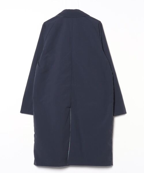 「ear PAPILLONNER」 刺繍ステンカラーコート「sampoコラボ」 - ネイビー レディース_画像2