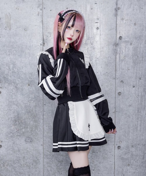 美品♡エイミー♡ フリル トップス♡ パフフリルオフショルダートップス