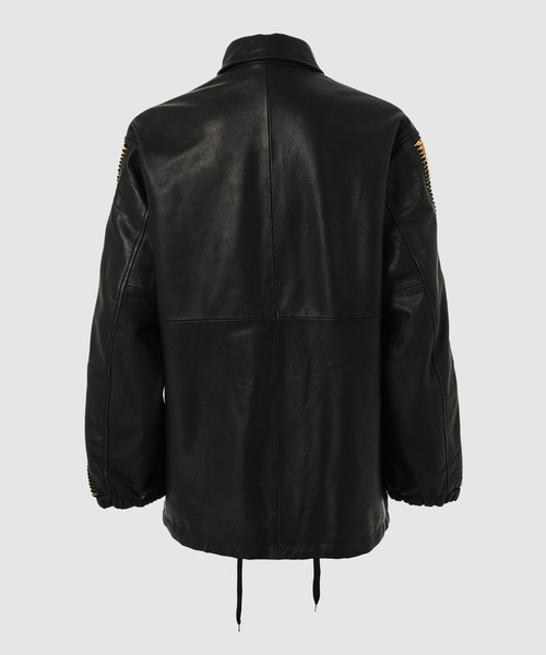WhoWhat（フーワット） コート ジャケット LEATHER SHARK COACH JACKET