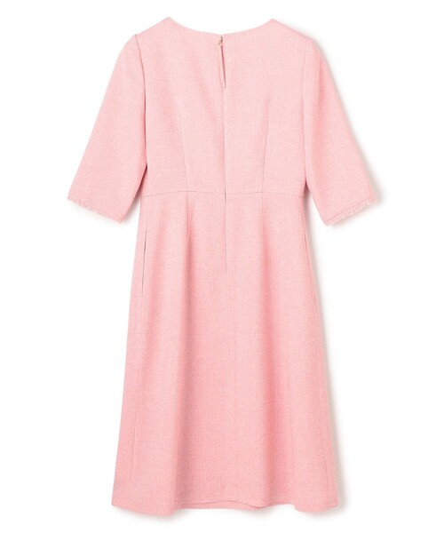 トッカ　MIST TWEED　ひざ丈ワンピース 七分袖 TOCCA（トッカ） ワンピース MIST TWEED ドレス : ZOZOTOWN Yahoo!店