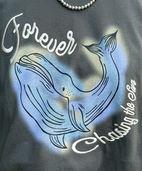 「DOUBLE NAME」 半袖Tシャツ FREE オフホワイト レディース_画像8