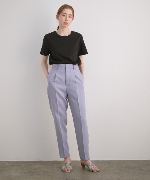 「MADEMOISELLE ROPE'」 半袖Tシャツ 38 ホワイト レディース_画像3