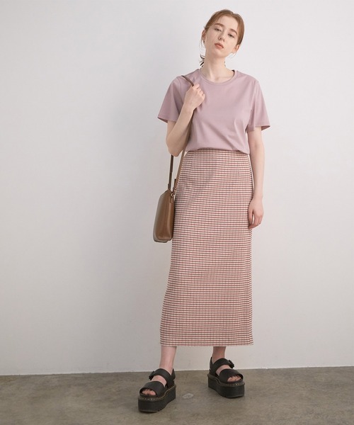 「MADEMOISELLE ROPE'」 半袖Tシャツ 38 ホワイト レディース_画像6