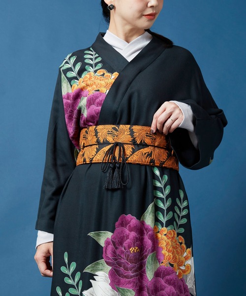 カヤ ベルト 「カヤ」花影ふくれ織り帯ベルト レディース : ZOZOTOWN