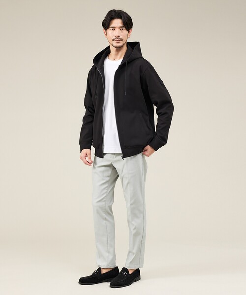 その他 7885181921 ABAHOUSE GRAY スラックス 「ハイパーストレッチ」ツイル柄 イージー