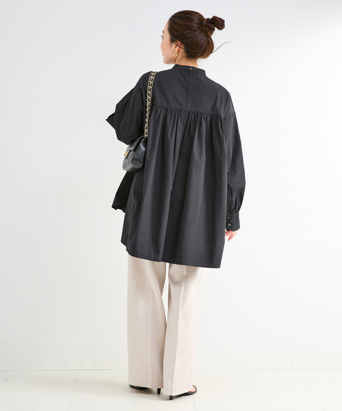 B.C STOCK（ベーセーストック） ブラウス シャツ 「WEB限定」手洗い可