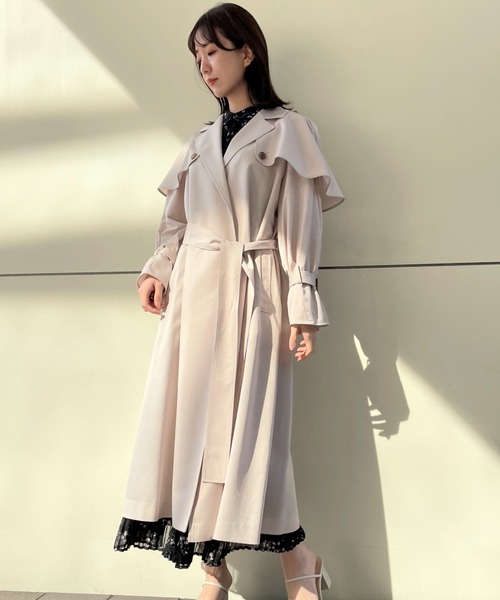 SNIDEL（スナイデル） トレンチコート ONE SIZE ベージュ レディース