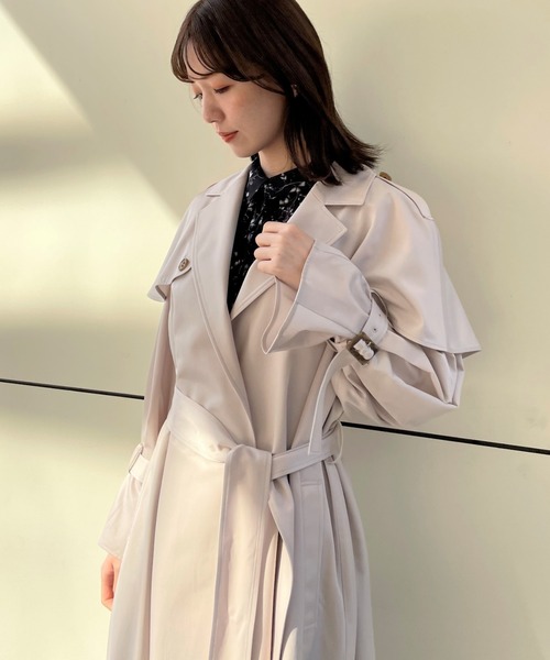 SNIDEL（スナイデル） トレンチコート ONE SIZE ベージュ レディース