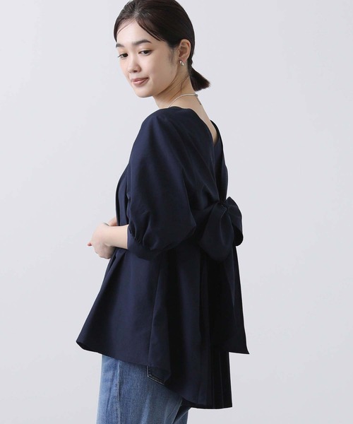 「Gready Brilliant」 「AuieF」半袖ブラウス 38 キャメル レディース_画像6