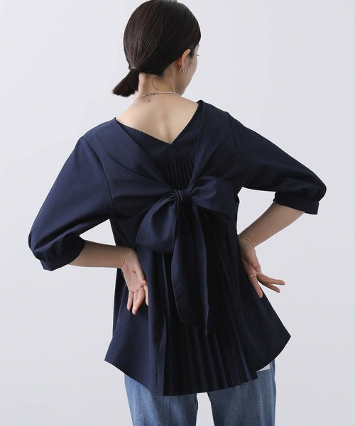 「Gready Brilliant」 「AuieF」半袖ブラウス 38 キャメル レディース_画像7