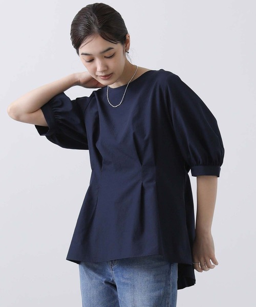 「Gready Brilliant」 「AuieF」半袖ブラウス 38 キャメル レディース_画像8