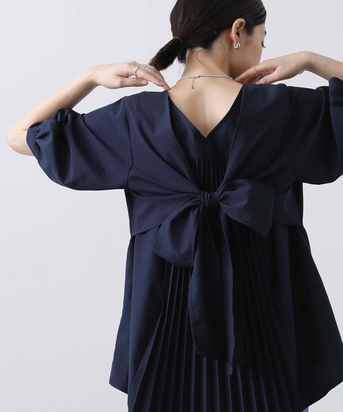 「Gready Brilliant」 「AuieF」半袖ブラウス 38 キャメル レディース_画像9