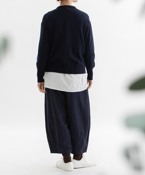 nop de nod（ノップドゥノッド） パンツ Pommeリネンビエラ起毛裾
