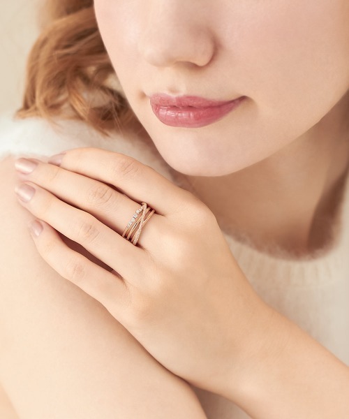 canal 4℃ 9号リング　クリスマスプレゼント Canal4℃（カナルヨンドシー） 指輪 リング 「Winter Collection