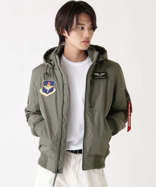 ジャケット・アウター ALPHA INDUSTRIES RIB JACKET Alpha Industries（アルファ・インダストリーズ） ブルゾン アウター