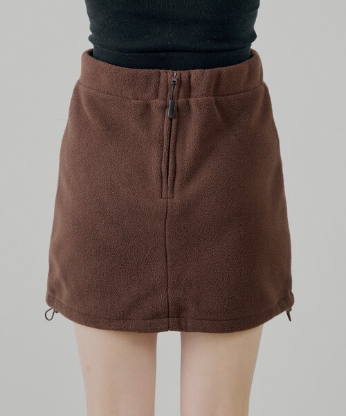 Chico（チコ） スカート 「セットアップ対応」フリース台形ミニ