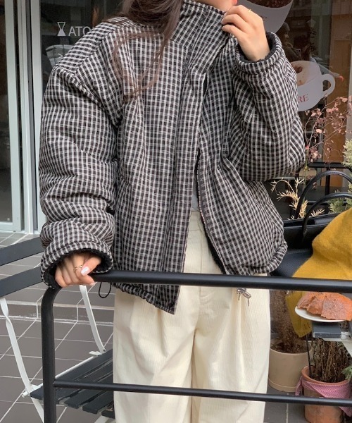 US50〜60sヴィテージリバーシブルブルゾン　　チェック柄内側 US50〜60sヴィテージリバーシブルブルゾン チェック柄内側 US50〜60s