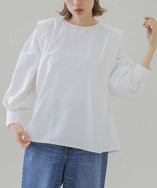 「URBAN RESEARCH Sonny Label」 長袖ブラウス FREE オフホワイト レディース_画像2