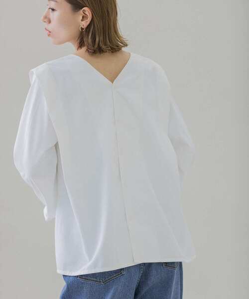 「URBAN RESEARCH Sonny Label」 長袖ブラウス FREE オフホワイト レディース_画像5