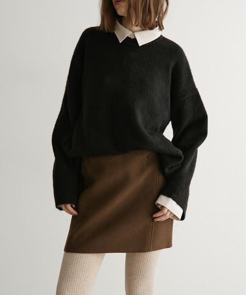 LOSCa スカート ウールタッチミニスカート : ZOZOTOWN Yahoo!店 - 通販