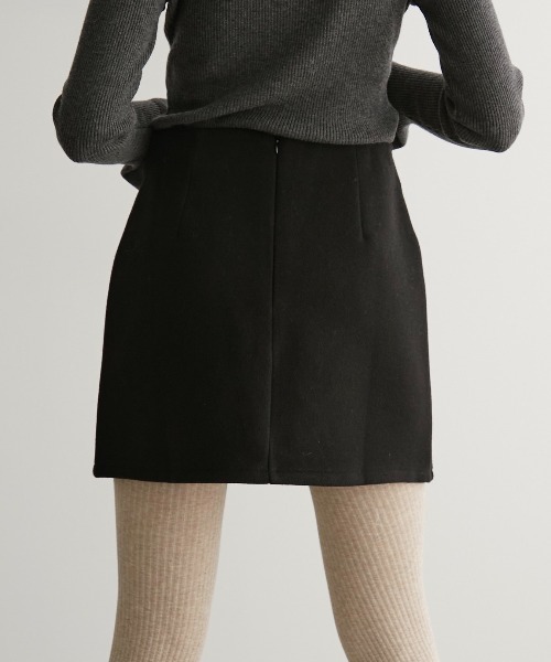 LOSCa スカート ウールタッチミニスカート : ZOZOTOWN Yahoo!店 - 通販