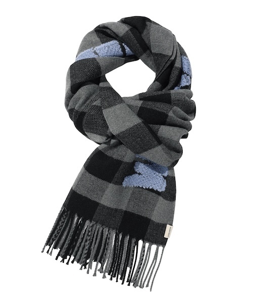 マフラー ストール WACKY WILLY CHECK PATTERN WOVEN MUFFLER 