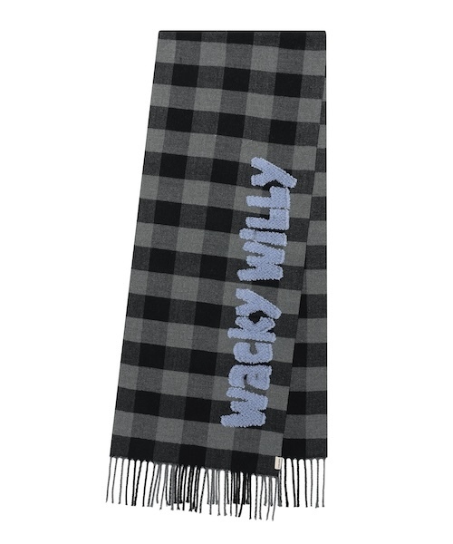 マフラー ストール WACKY WILLY CHECK PATTERN WOVEN MUFFLER 