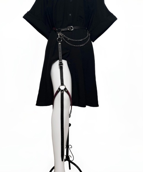 Otori. ベルト 独り占めハーネスベルト「因果」 レディース : ZOZOTOWN