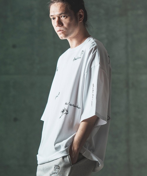 「GLIMCLAP」 半袖Tシャツ L ブラック メンズ_画像2