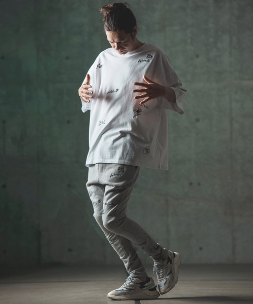 「GLIMCLAP」 半袖Tシャツ L ブラック メンズ_画像4
