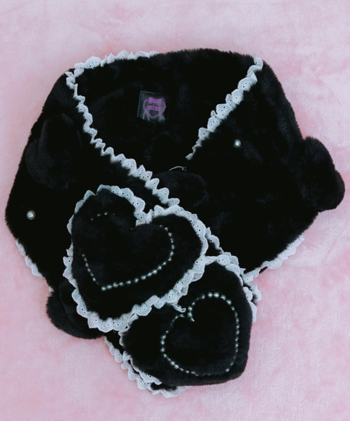 mine by LAFARY マフラー ストール モコモコマフラー レディース