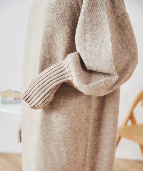 「ANGIE」 ニットワンピース FREE ホワイト レディース_画像7