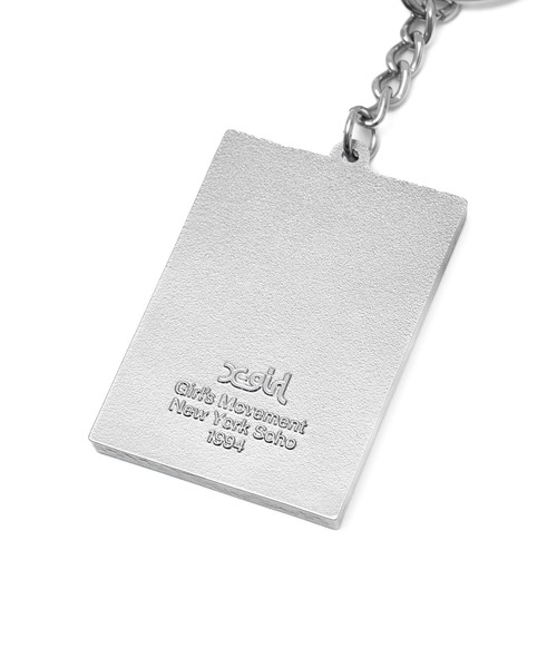 X-girl（エックスガール） キーホルダー FACE POSTER KEY CHARM