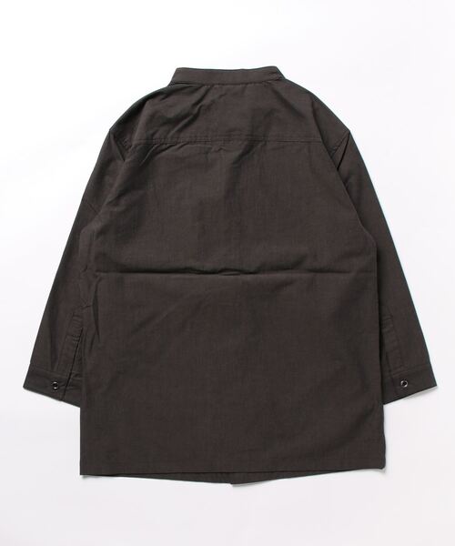 「renoma HOMME」 7分袖シャツ LARGE グレー系その他2 メンズ_画像2