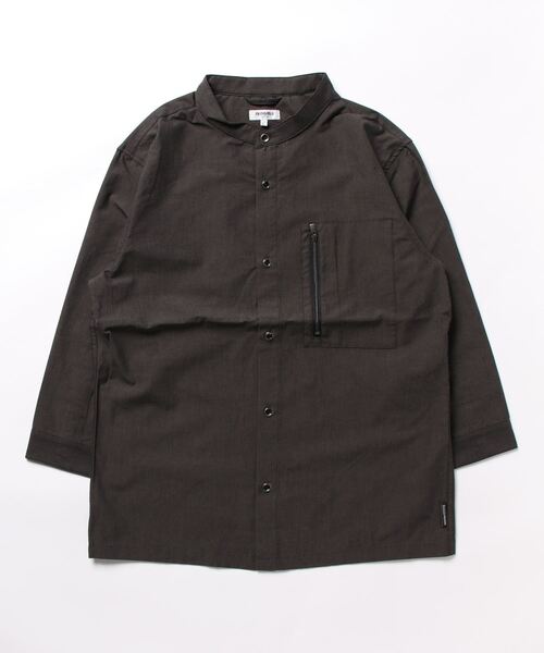 「renoma HOMME」 7分袖シャツ LARGE グレー系その他2 メンズ_画像3
