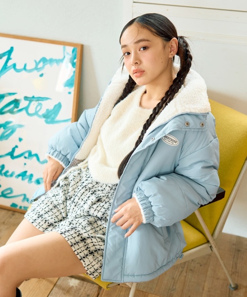 LOVETOXIC ブルゾン アウター リバーシブルボアブルゾン キッズ 子供服