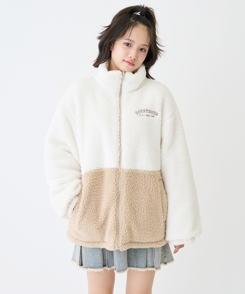 LOVETOXIC ブルゾン アウター リバーシブルボアブルゾン キッズ 子供服