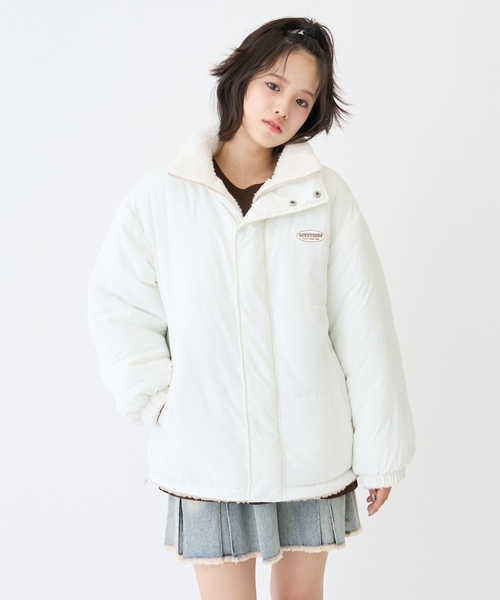 LOVETOXIC ブルゾン アウター リバーシブルボアブルゾン キッズ 子供服