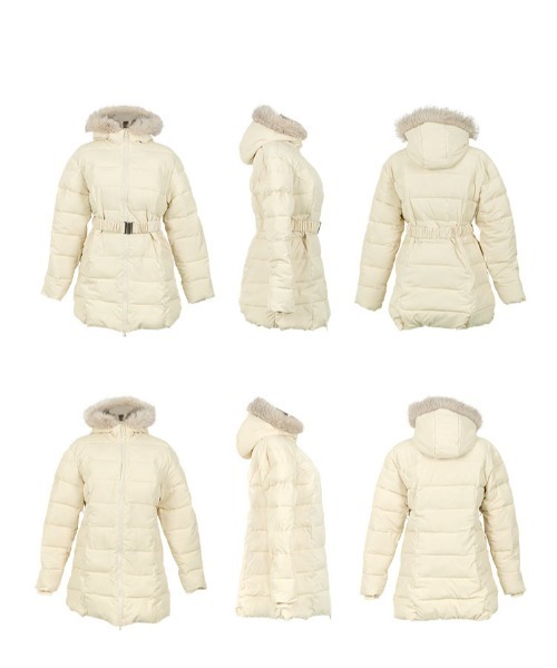 KOBE LETTUCE（神戸レタス） ダウンコート ダウンジャケット ベルト