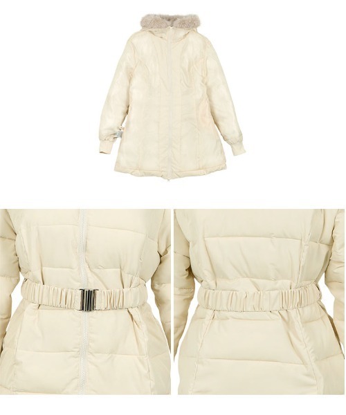 KOBE LETTUCE（神戸レタス） ダウンコート ダウンジャケット ベルト
