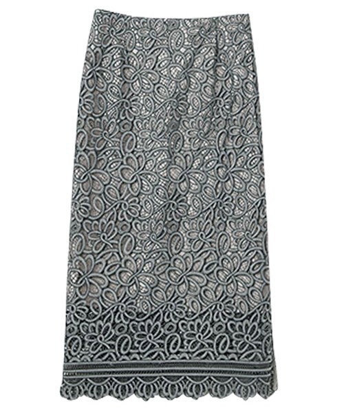 「RANAN」 スカート L ブラック系その他 レディース_画像4