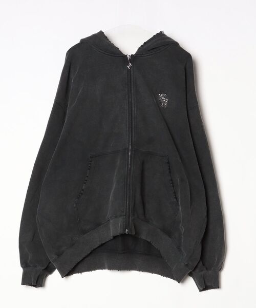 SUPPLIER（サプライヤー） ワンポイントジップアップパーカー L