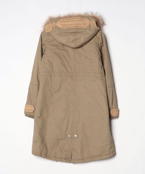 「ARCHI」 モッズコート SMALL ベージュ レディース_画像2